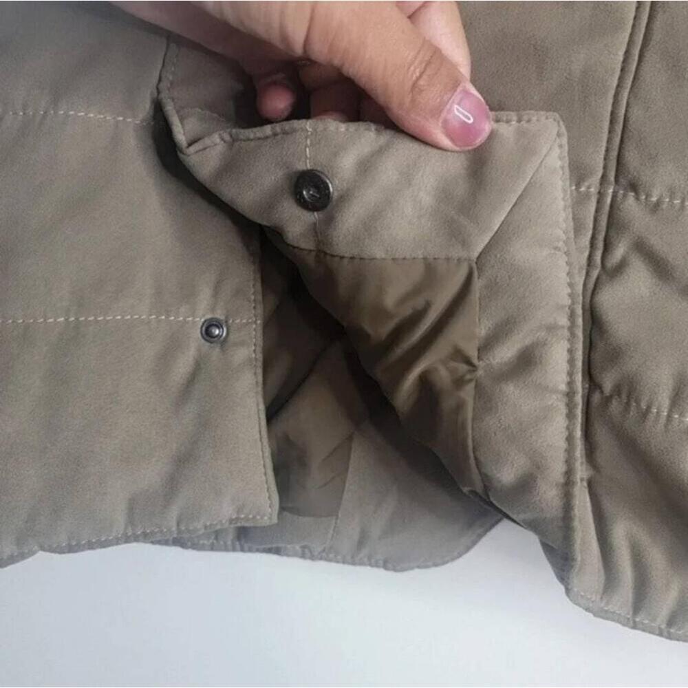 Cc Collection O. Wear Corneliani Suede Sueretto Jacket taupe sz 44 - Picture 10 of 16